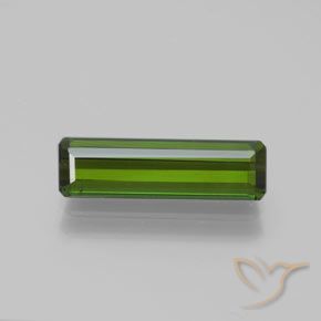 Травянисто-зелёный Турмалин Камень - 1.5ct Фасетный Октагон (ID: 382752)