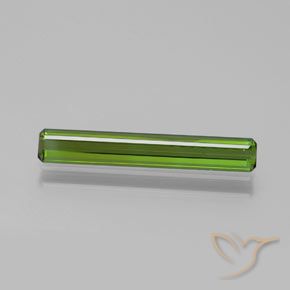 Medium Green Turmalin Edelstein - 1.1ct Oktagon facettiert (ID: 382757)