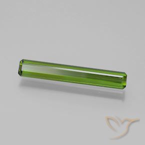 1.13 ct Green Tourmaline Stone, Natural Tourmaline in Octagon Facet Shape for Sale