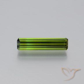 1.97ct Natural Deep Green Tourmaline, Emerald Cut, VVS-VS