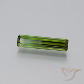 1.97 ct Green Tourmaline Stone, Natural Tourmaline in Octagon Facet Shape for Sale