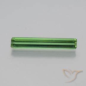 1.81ct Natural Medium Green Tourmaline, Emerald Cut, VS