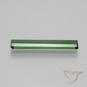 Tourmaline Gemstone in 20.2 x 3.4 mm Size for Sale, Tourmaline Stone in Medium Green Color