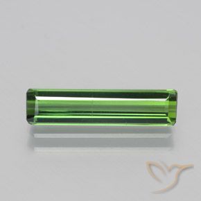 1.58ct Natural Forest Green Tourmaline, Emerald Cut, VS
