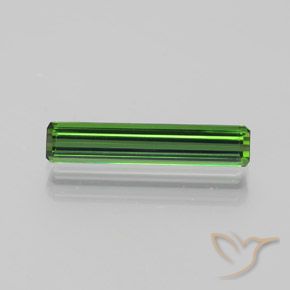1.45ct Natural Dark Green Tourmaline, Emerald Cut, VVS-VS
