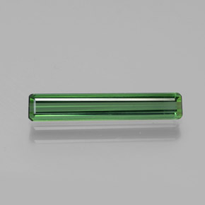 1.27 ct Green Tourmaline Gemstone, Tourmaline Gem in Octagon Facet Shape for Sale.