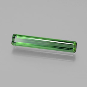 1.27 ct Green Tourmaline Stone, Natural Tourmaline in Octagon Facet Shape for Sale