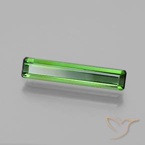1.42 ct Green Tourmaline Stone, Natural Tourmaline in Octagon Facet Shape for Sale