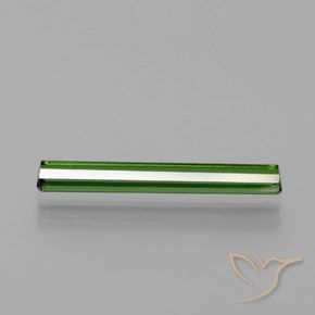 Tourmaline Gemstone in 18.4 x 2.8 mm Size for Sale, Tourmaline Stone in Medium Green Color