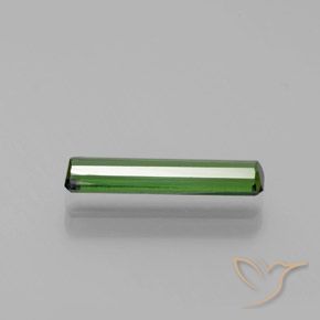 Tourmaline Gemstone in 14.2 x 3.2 mm Size for Sale, Tourmaline Stone in Forest Green Color