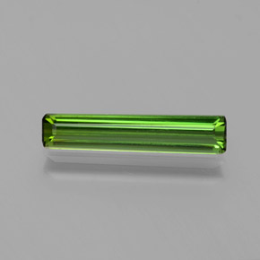 Deep Green Tourmaline Gem - 1.2ct Octagon Facet (ID: 383461)