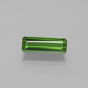 Verde scuro Tormalina Gem - 1.3ct Sfaccettatura ottagonale (ID: 383480)