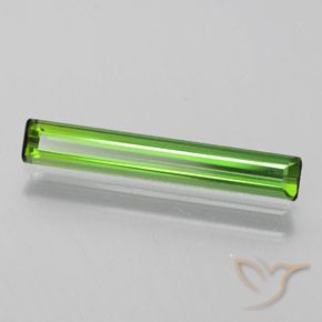 1.33 ct Green Tourmaline Stone, Natural Tourmaline in Octagon Facet Shape for Sale
