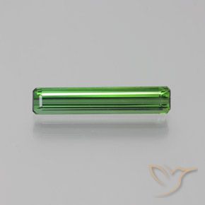 1.76ct Natural Green Tourmaline, Emerald Cut, VVS-VS