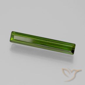 1.43 ct Green Tourmaline Stone, Natural Tourmaline in Octagon Facet Shape for Sale