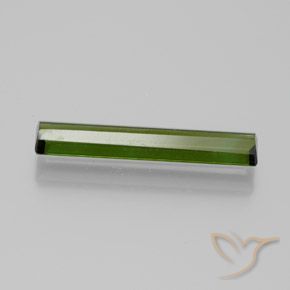 Tourmaline Gemstone in 17.9 x 3.1 mm Size for Sale, Tourmaline Stone in Deep Green Color
