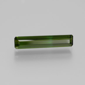 1.26 ct Green Tourmaline Stone, Natural Tourmaline in Octagon Facet Shape for Sale