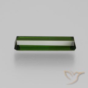 Tourmaline Gemstone in 14.6 x 4 mm Size for Sale, Tourmaline Stone in Dark Green Color