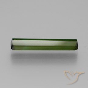 Tourmaline Gemstone in 16.1 x 3.4 mm Size for Sale, Tourmaline Stone in Deep Green Color