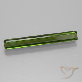 1.40 ct Green Tourmaline Stone, Natural Tourmaline in Octagon Facet Shape for Sale