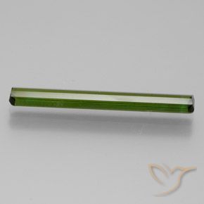 Tourmaline Gemstone in 21.9 x 3 mm Size for Sale, Tourmaline Stone in Earthy Green Color