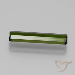 Tourmaline Gemstone in 16.3 x 3.5 mm Size for Sale, Tourmaline Stone in Deep Green Color