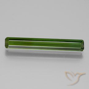 1.95ct Natural Deep Forest Green Tourmaline, Emerald Cut, VVS-VS