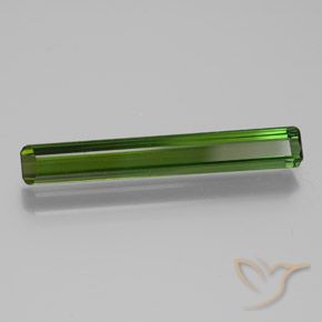 1.95 ct Green Tourmaline Stone, Natural Tourmaline in Octagon Facet Shape for Sale