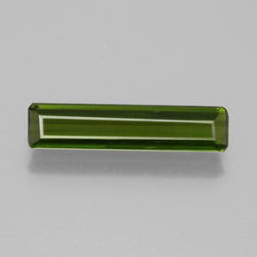 1.29 ct Green Tourmaline Gemstone, Tourmaline Gem in Octagon Facet Shape for Sale.