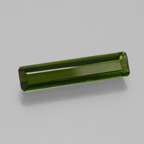 1.29 ct Green Tourmaline Stone, Natural Tourmaline in Octagon Facet Shape for Sale