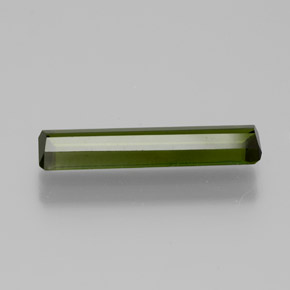 Tourmaline Gemstone in 15.7 x 3.6 mm Size for Sale, Tourmaline Stone in Dark Green Color