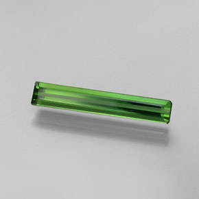 1.38 ct Green Tourmaline Stone, Natural Tourmaline in Octagon Facet Shape for Sale