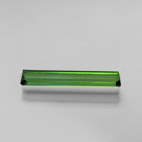 Tourmaline Gemstone in 17.2 x 2.9 mm Size for Sale, Tourmaline Stone in Deep Green Color