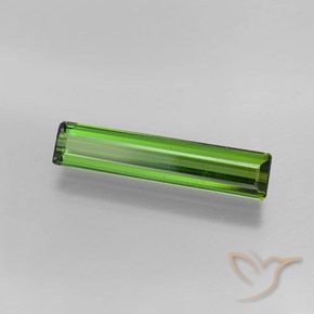 1.93 ct Green Tourmaline Stone, Natural Tourmaline in Octagon Facet Shape for Sale