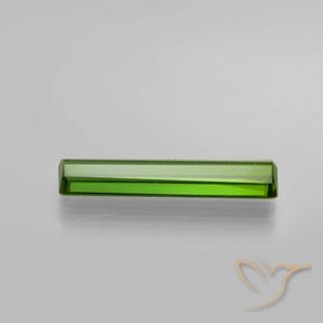 Tourmaline Gemstone in 17.9 x 3.8 mm Size for Sale, Tourmaline Stone in Medium Green Color