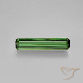1.42ct Natural Green Tourmaline, Emerald Cut, VVS-VS