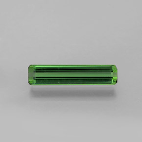 Dark Green Tourmaline Gem - 1.1ct Octagon Facet (ID: 383759)