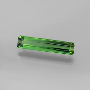 1.05 ct Green Tourmaline Stone, Natural Tourmaline in Octagon Facet Shape for Sale