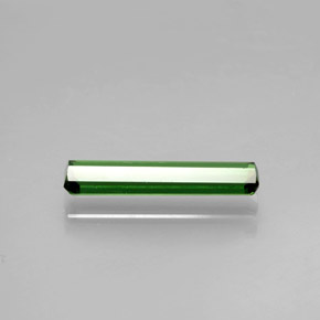 Tourmaline Gemstone in 14.1 x 3.2 mm Size for Sale, Tourmaline Stone in Dark Green Color