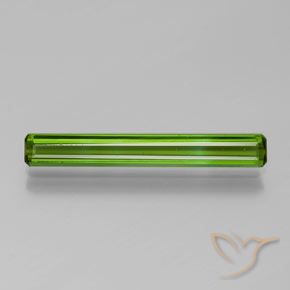1.52ct Natural Medium Green Tourmaline, Emerald Cut, VVS-VS