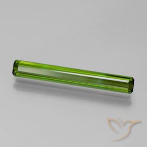 1.52 ct Green Tourmaline Stone, Natural Tourmaline in Octagon Facet Shape for Sale