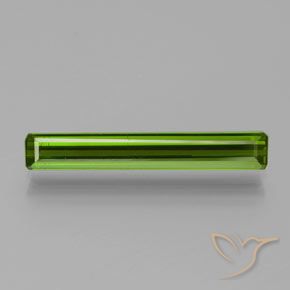 1.88ct Natural Medium Green Tourmaline, Emerald Cut, VS-SI
