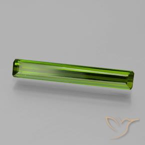 1.88 ct Green Tourmaline Stone, Natural Tourmaline in Octagon Facet Shape for Sale
