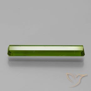 Tourmaline Gemstone in 20.9 x 3.2 mm Size for Sale, Tourmaline Stone in Medium Green Color
