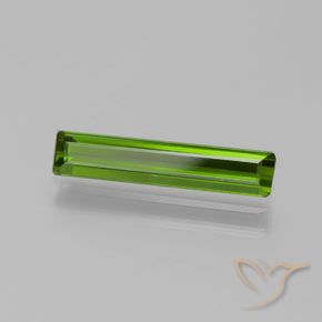 1.23 ct Green Tourmaline Stone, Natural Tourmaline in Octagon Facet Shape for Sale