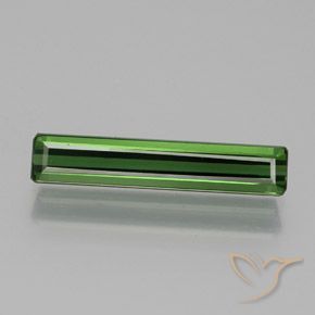 1.73ct Natural Dark Green Tourmaline, Emerald Cut, VVS-VS