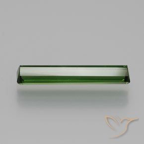 Tourmaline Gemstone in 17.3 x 3.4 mm Size for Sale, Tourmaline Stone in Dark Green Color