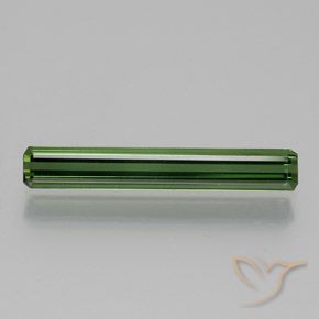 1.26ct Natural Forest Green Tourmaline, Emerald Cut, VS