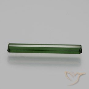 Tourmaline Gemstone in 18.9 x 2.9 mm Size for Sale, Tourmaline Stone in Forest Green Color