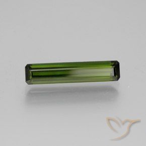 1.48 ct Green Tourmaline Stone, Natural Tourmaline in Octagon Facet Shape for Sale